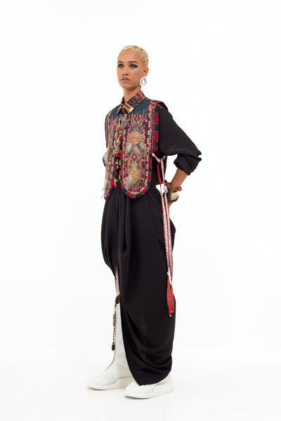 Aseem Kapoor Gilet Set indian designer wear online shopping melange singapore