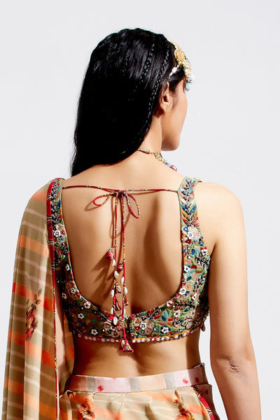 Aseem Kapoor Kalpa Blouse indian designer wear online shopping melange singapore