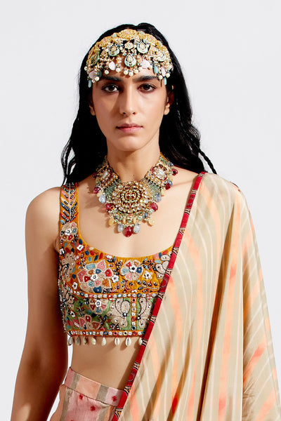 Aseem Kapoor Kalpa Blouse indian designer wear online shopping melange singapore