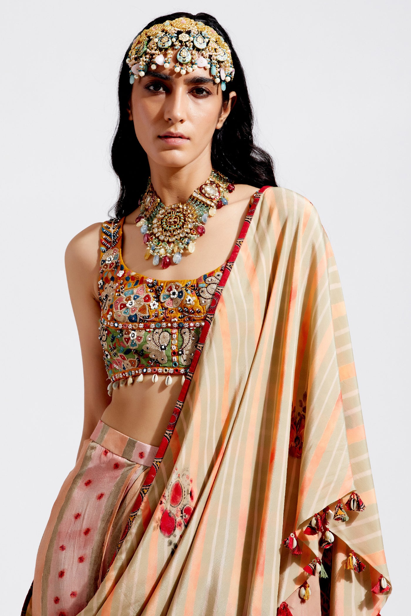 Aseem Kapoor Kalpa Blouse indian designer wear online shopping melange singapore