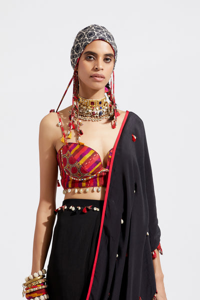 Aseem Kapoor Kama Blouse indian designer wear online shopping melange singapore