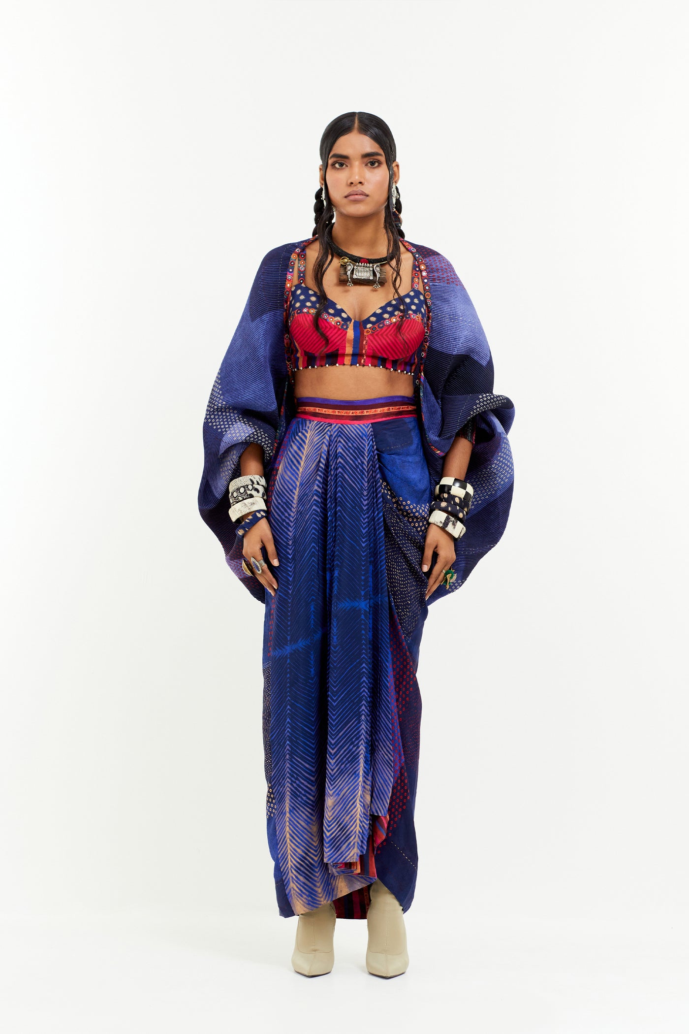 Aseem Kapoor Kama Blouse indian designer wear online shopping melange singapore