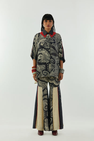 Aseem Kapoor Mandala Shirt Surmai Mogra indian designer wear online shopping melange singapore