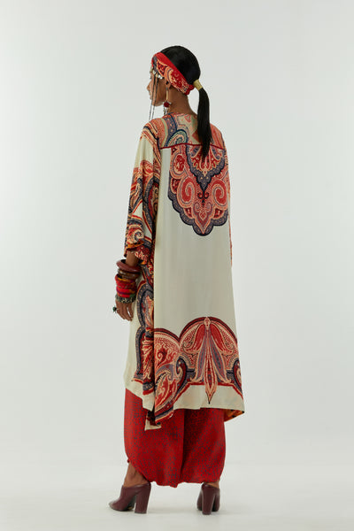 Aseem Kapoor Mitra Long Kurta Set indian designer wear online shopping melange singapore