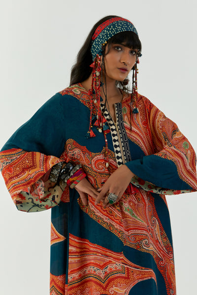 Aseem Kapoor Mitra Long Kurta Set indian designer wear online shopping melange singapore