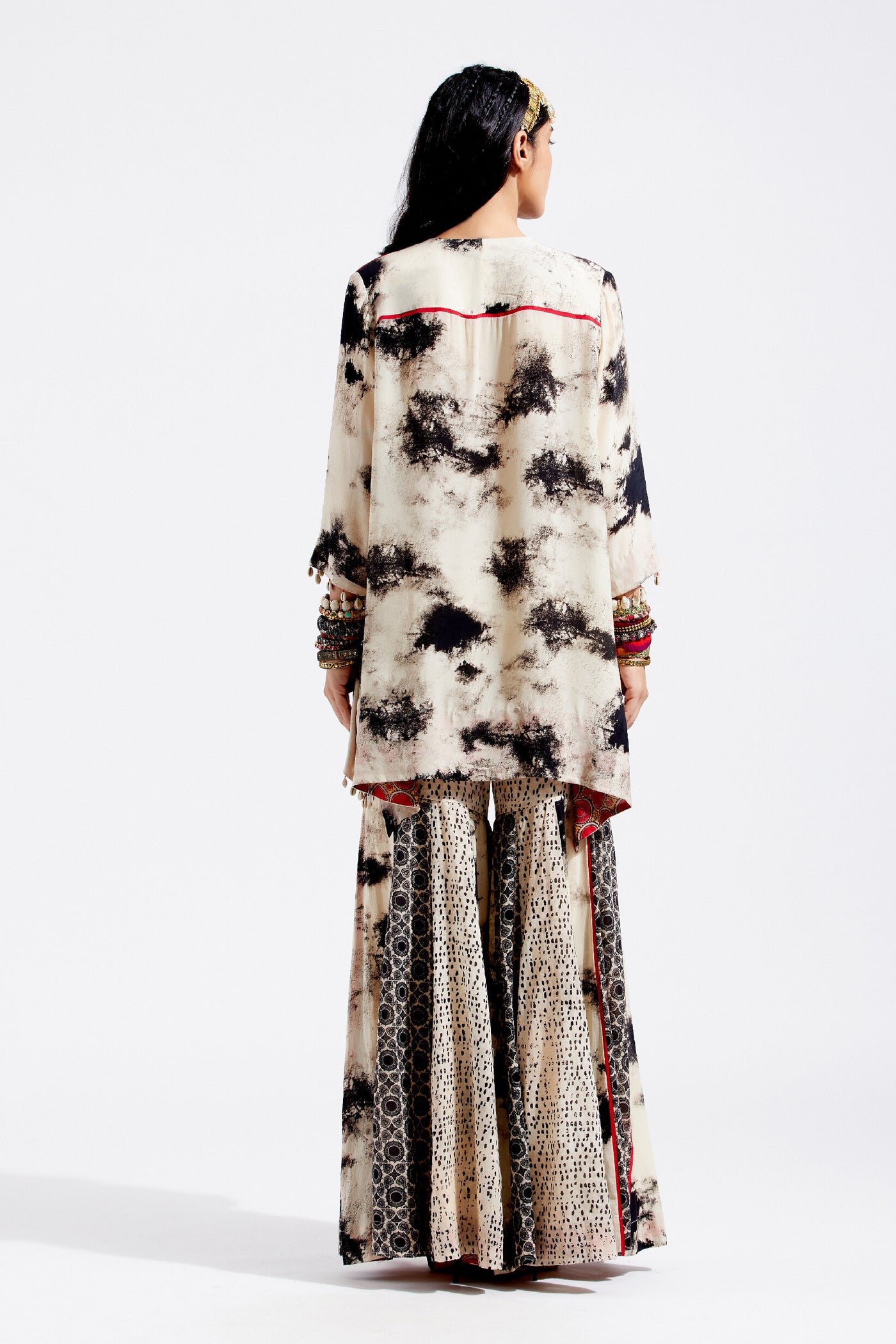 Aseem Kapoor Mitra Short Kurta Set indian designer wear online shopping melange singapore