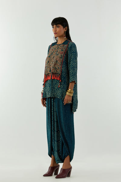 Aseem Kapoor Mitra Short Kurta Set indian designer wear online shopping melange singapore
