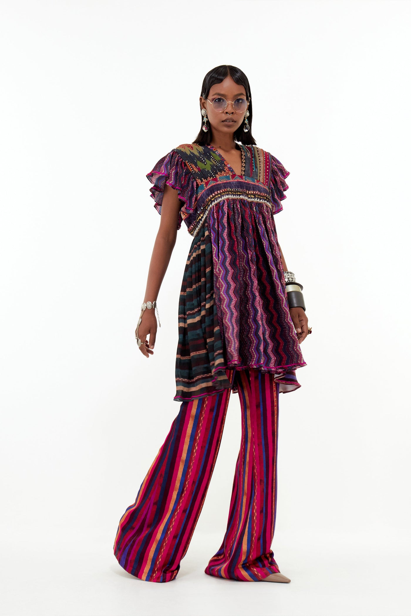 Aseem Kapoor Nero Dress Set indian designer wear online shopping melange singapore