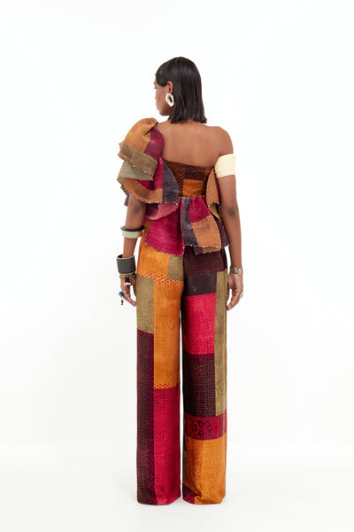 Aseem Kapoor Roxanna Ruffle Top indian designer wear online shopping melange singapore