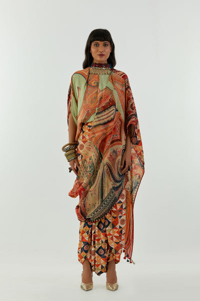 Aseem Kapoor Sadhvi Drape Saree indian designer wear online shopping melange singapore