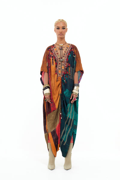 Aseem Kapoor Vaayu Kaftaan Jumpsuit indian designer wear online shopping melange singapore