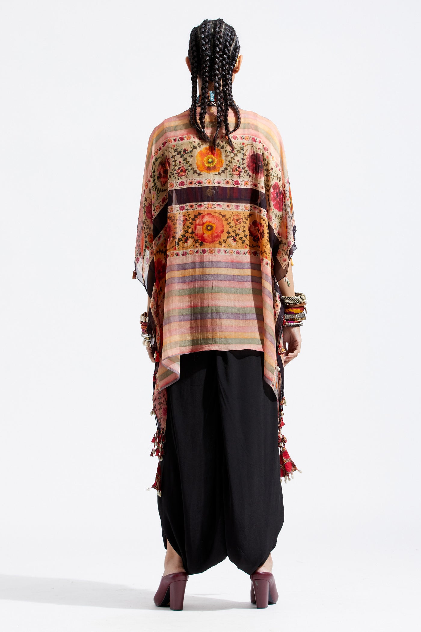 Aseem Kapoor Veni Dupatta Jacket indian designer wear online shopping melange singapore