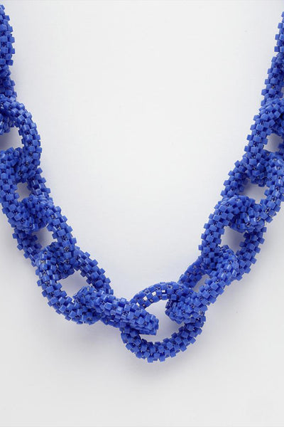 Bijoux Azure Link Necklace indian designer wear online shopping melange singapore