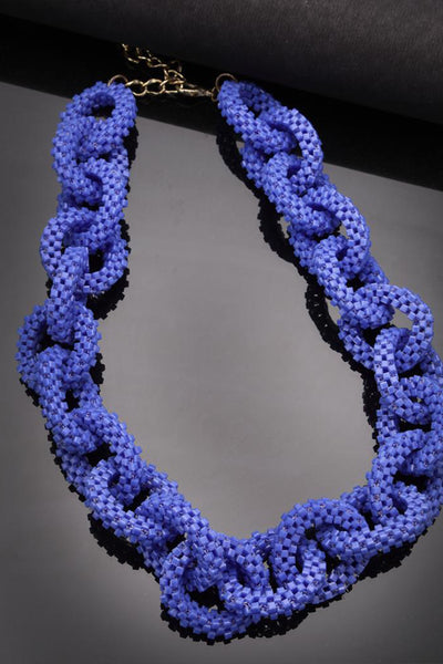 Bijoux Azure Link Necklace indian designer wear online shopping melange singapore