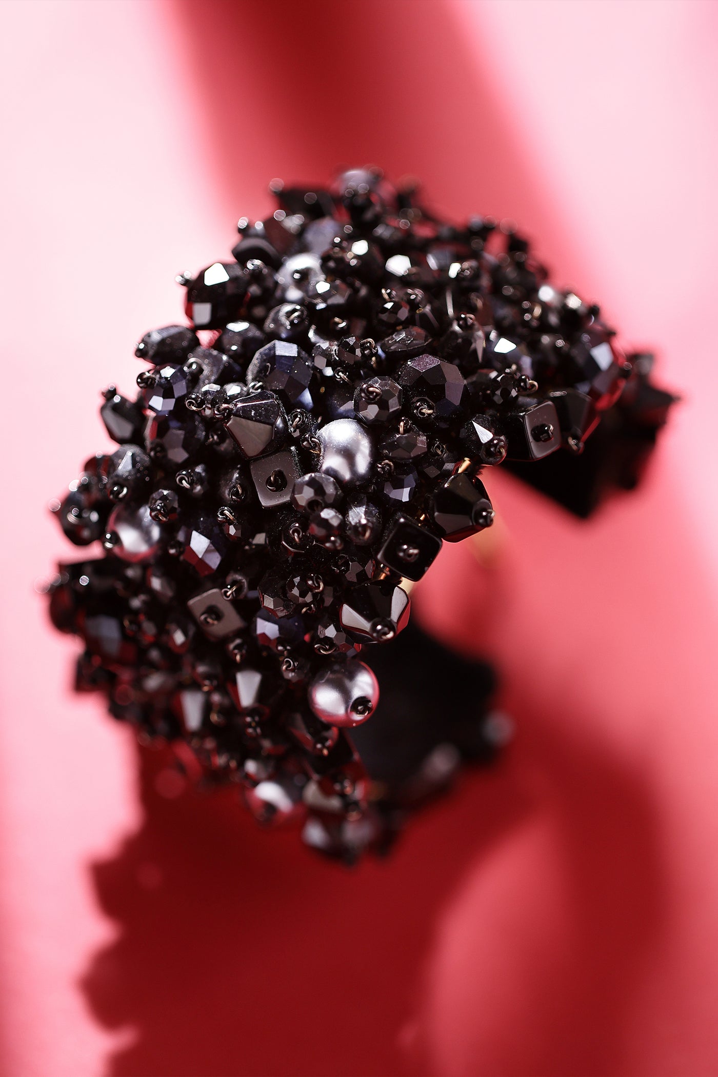 Bijoux Black Velvet Cuff indian designer wear online shopping melange singapore