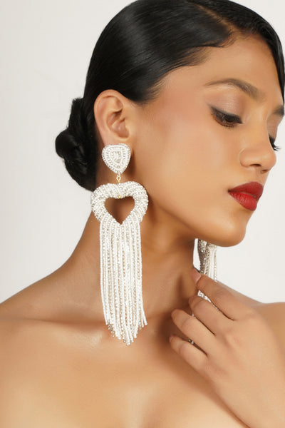 Bijoux Crystal Heartshine indian designer wear online shopping melange singapore