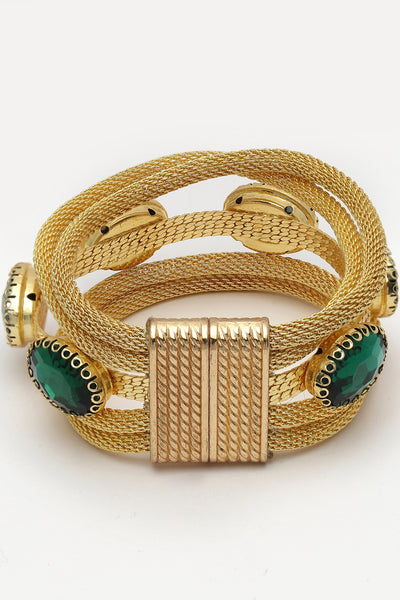 Bijoux Crystal Link Bracelet indian designer wear online shopping melange singapore