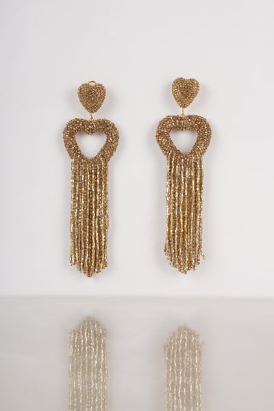 Bijoux Golden Love Sparklers indian designer wear online shopping melange singapore