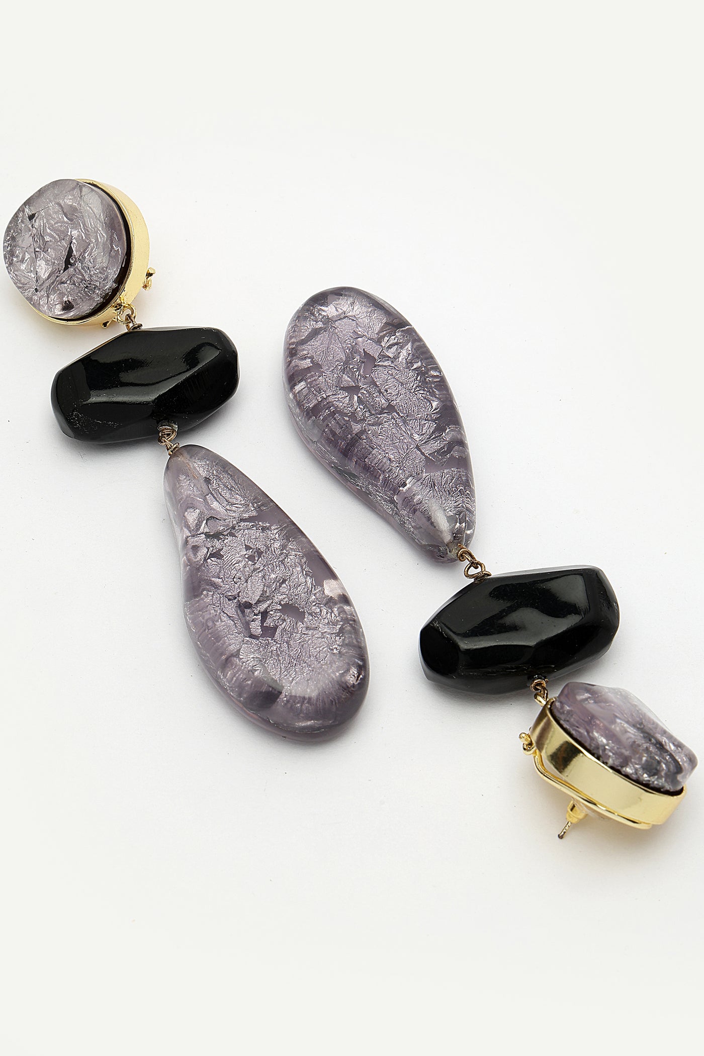 Bijoux Resin Drop Danglers indian designer wear online shopping melange singapore