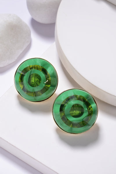 Bijoux Resin Stud Earrings indian designer wear online shopping melange singapore