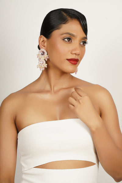 Bijoux Rosewood Drops indian designer wear online shopping melange singapore