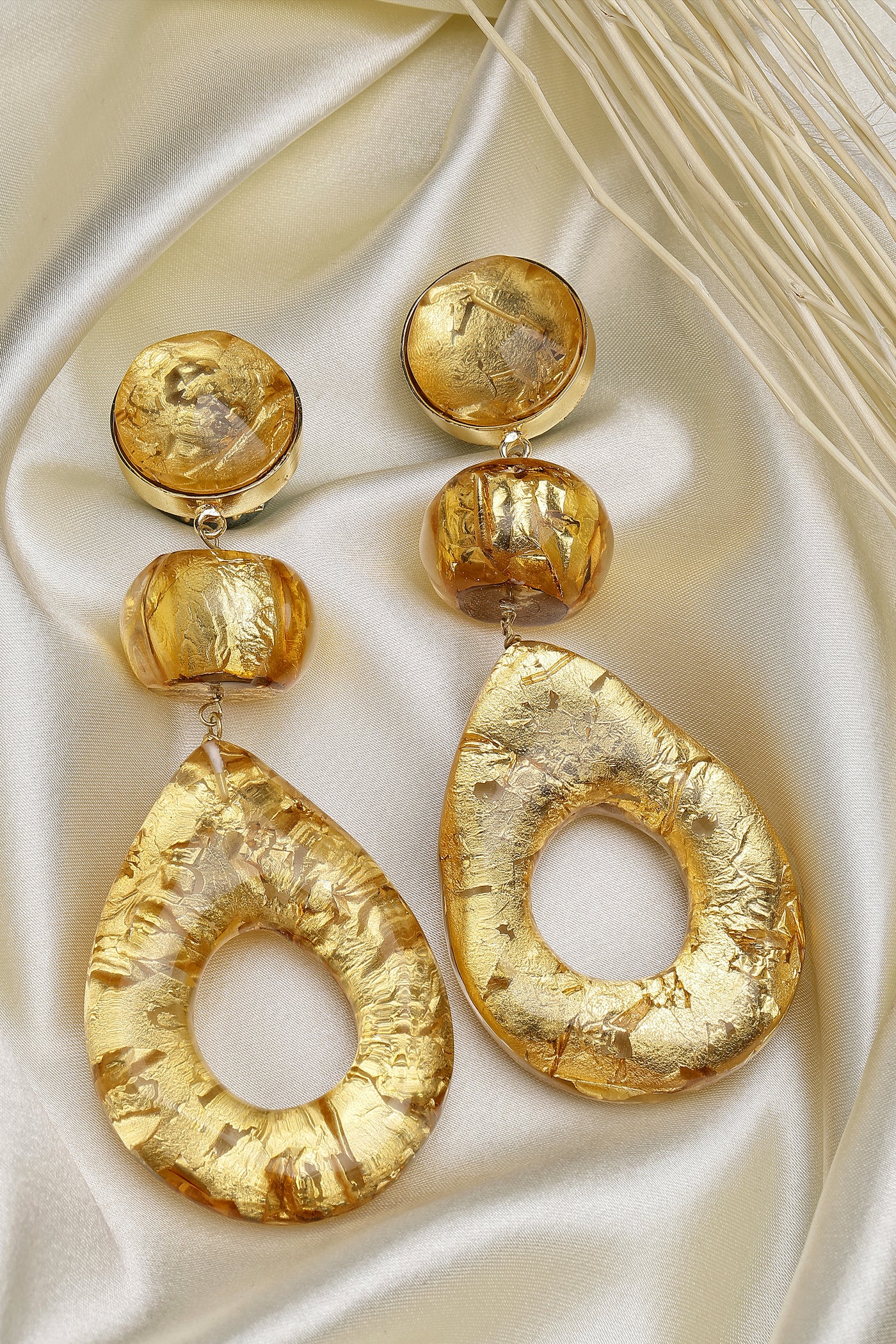 Bijoux Vibrant Teardrop Earrings indian designer wear online shopping melange singapore