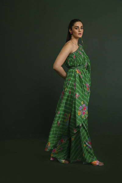 Chamee and Norah Adele Georgette Cord Set Indian designer wear online shopping melange singapore 