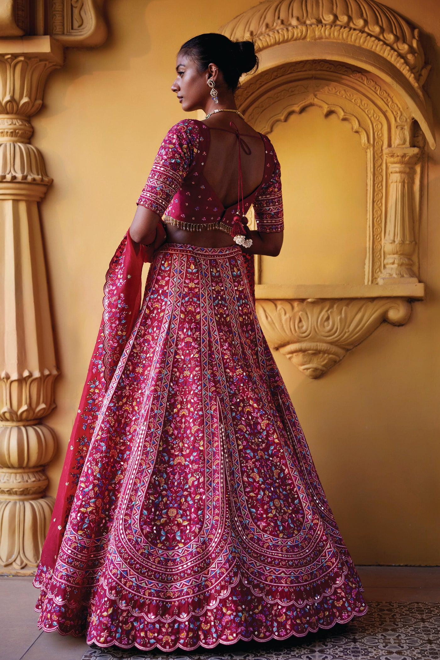 Chamee and Palak Alicia Lehenga indian designer wear online shopping melange singapore