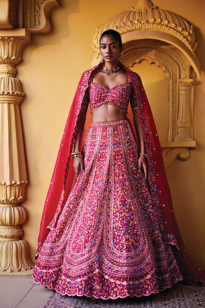 Chamee and Palak Alicia Lehenga indian designer wear online shopping melange singapore