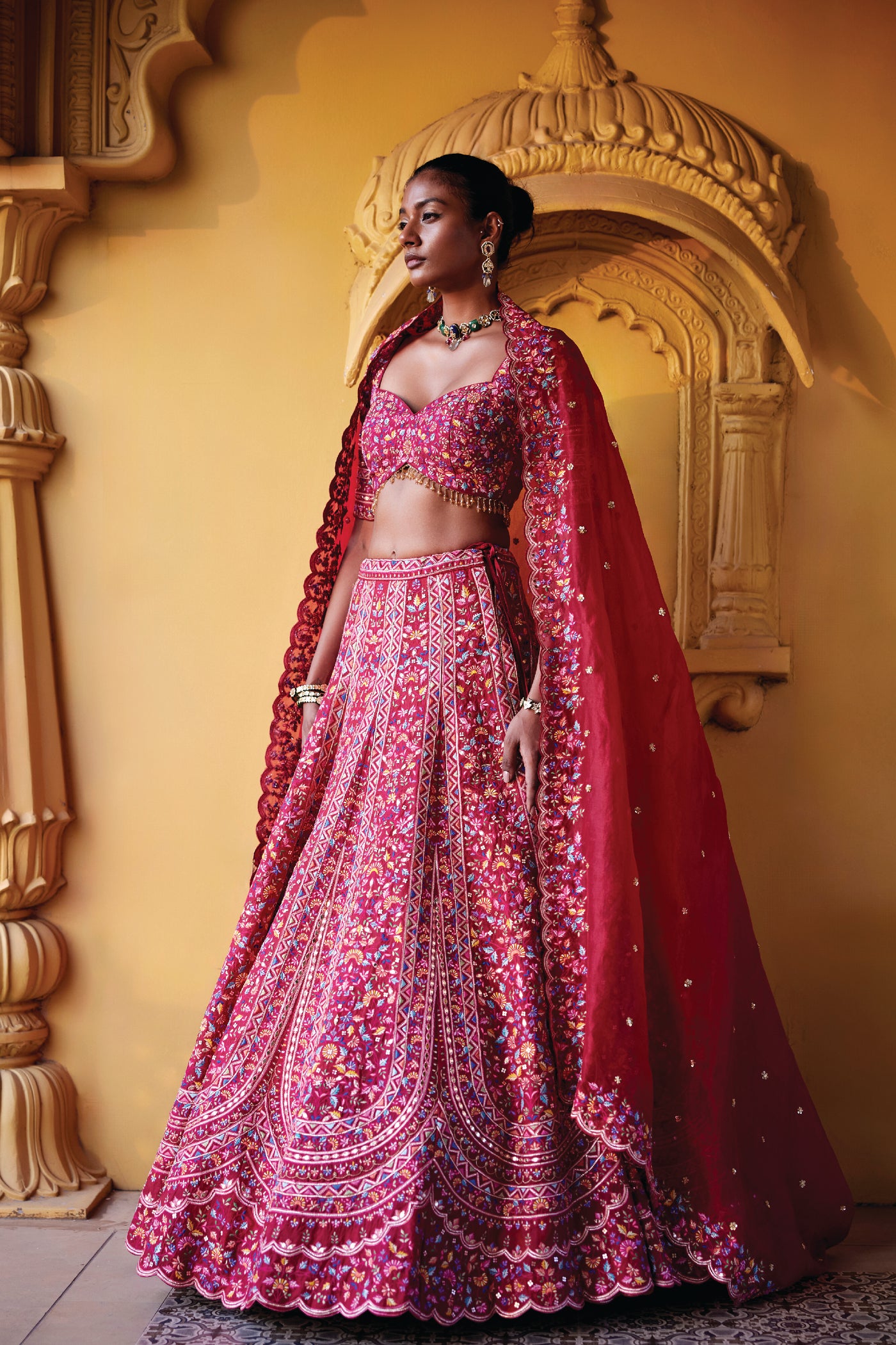 Chamee and Palak Alicia Lehenga indian designer wear online shopping melange singapore