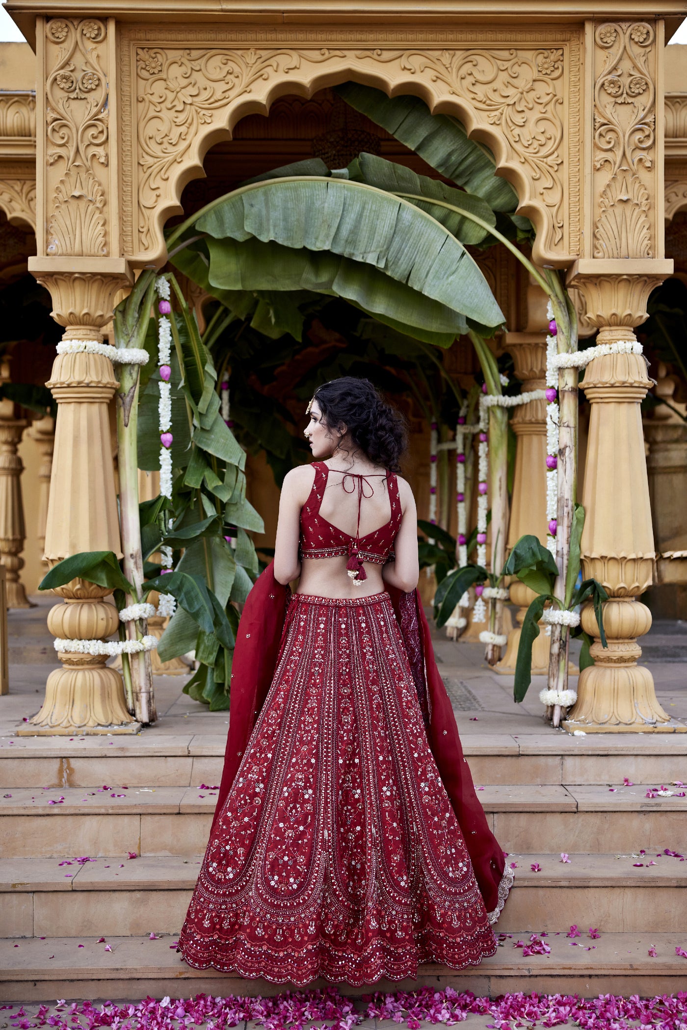 Chamee and Palak Amrita Lehenga indian designer wear online shopping melange singapore