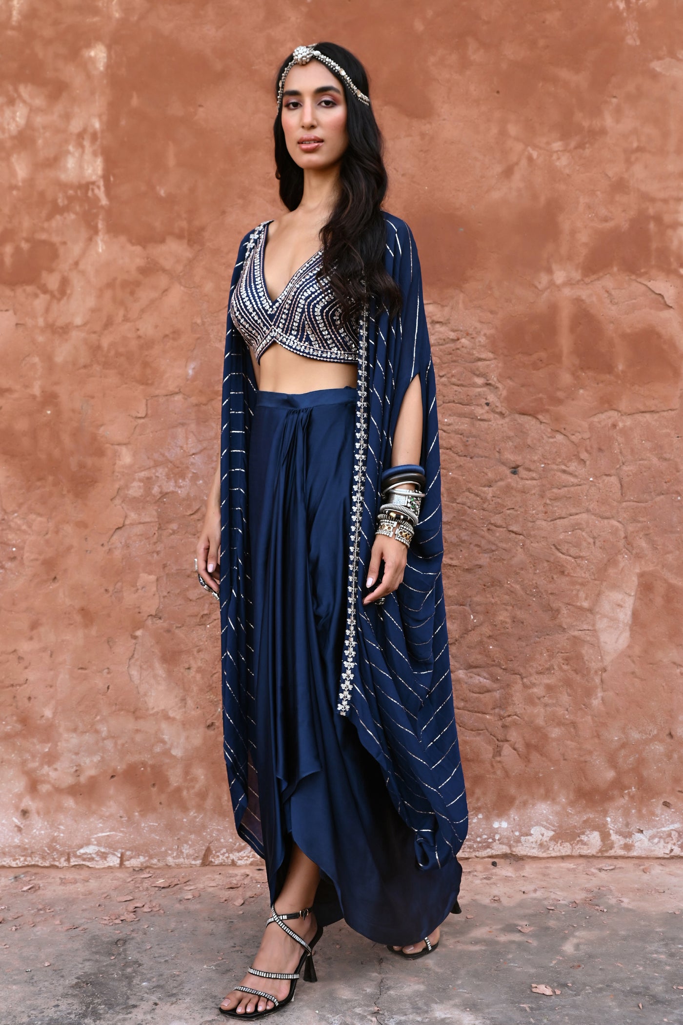 Chamee and Palak Chayya Set Indian designer wear online shopping melange singapore