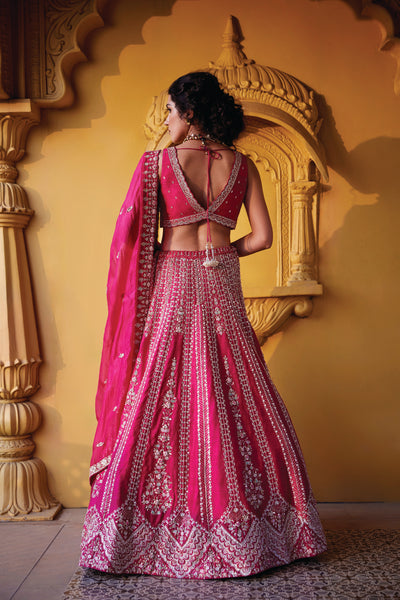 Chamee and Palak Devi Lehenga indian designer wear online shopping melange singapore