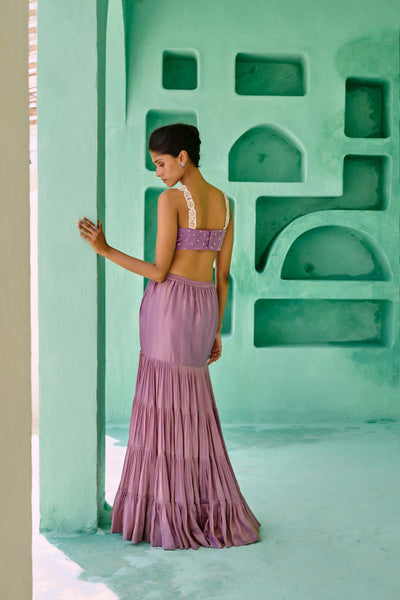 Chamee and Palak Fida Lehenga Set indian designer wear online shopping melange singapore 