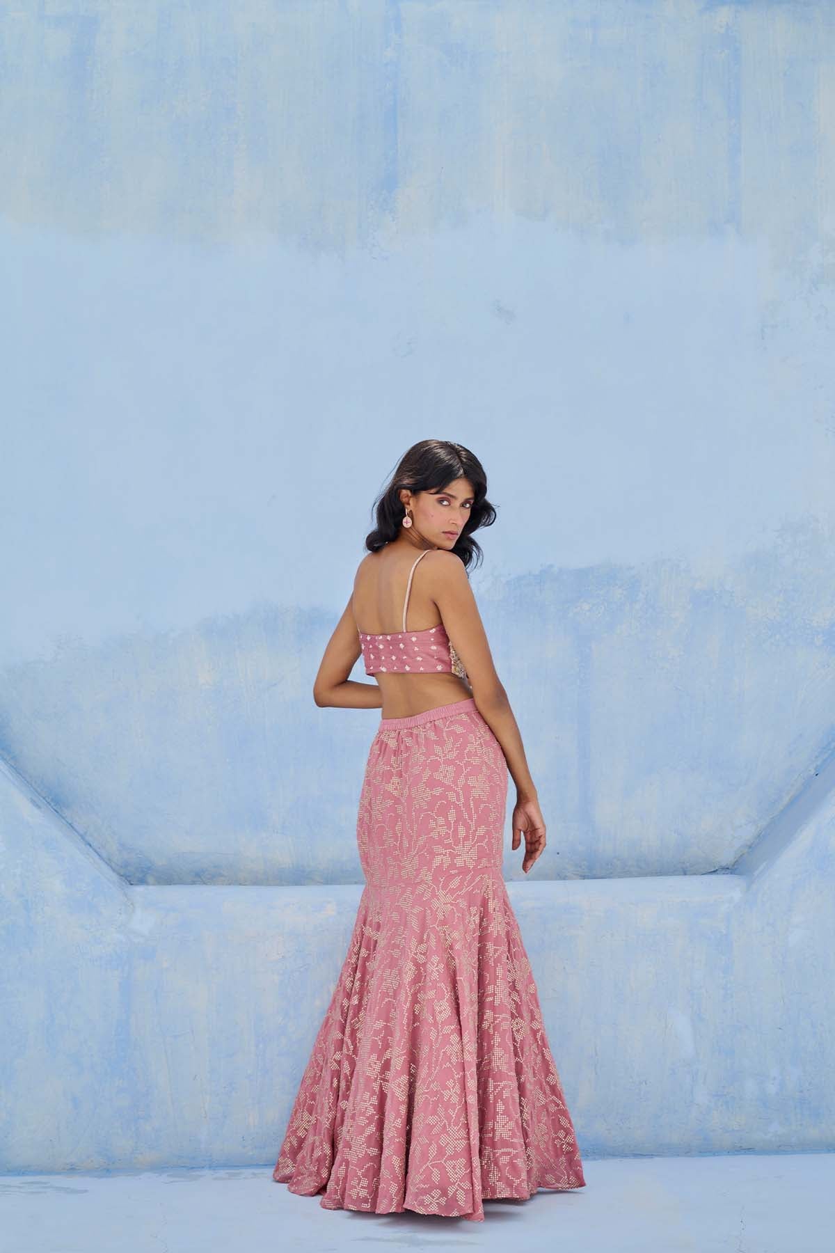 Chamee and Palak Fiza Skirt Set indian designer wear online shopping melange singapore 