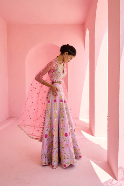 Chamee and Palak Ghazal Flared Pants Set indian designer wear online shopping melange singapore 