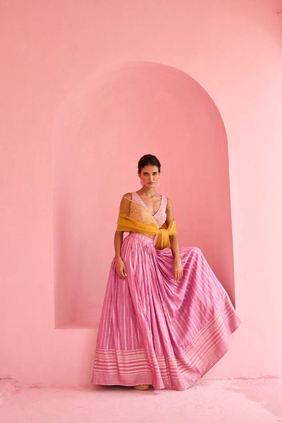 Chamee and Palak Hunar Lehenga Set indian designer wear online shopping melange singapore 