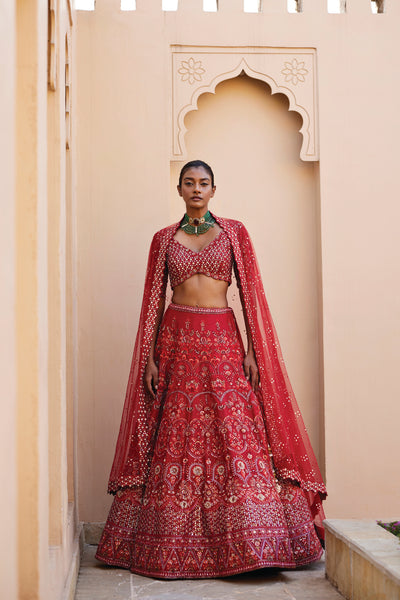 Chamee and Palak Kate Lehenga indian designer wear online shopping melange singapore