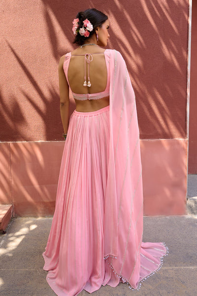 Chamee and Palak Lucia Lehenga Set indian designer wear online shopping melange singapore