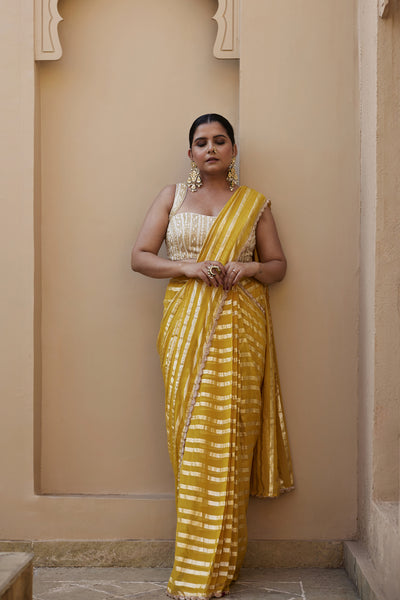 Chamee and Palak Luna Saree indian designer wear online shopping melange singapore