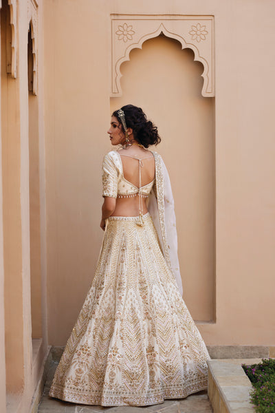 Chamee and Palak Meera Lehenga indian designer wear online shopping melange singapore