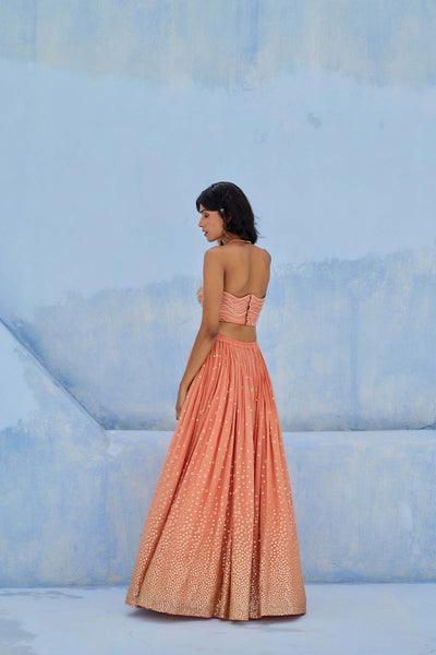 Chamee and Palak Melisa Lehenga  Set indian designer wear online shopping melange singapore 