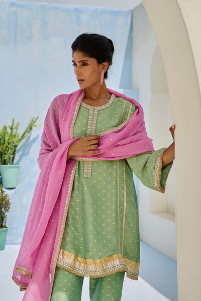 Chamee and Palak Mina Tunic Set indian designer wear online shopping melange singapore 