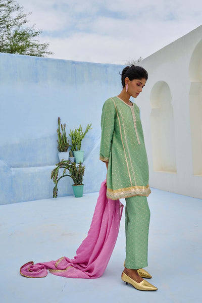 Chamee and Palak Mina Tunic Set indian designer wear online shopping melange singapore 