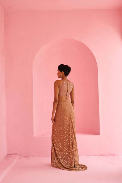 Chamee and Palak Noor Slit Skirt Set indian designer wear online shopping melange singapore 
