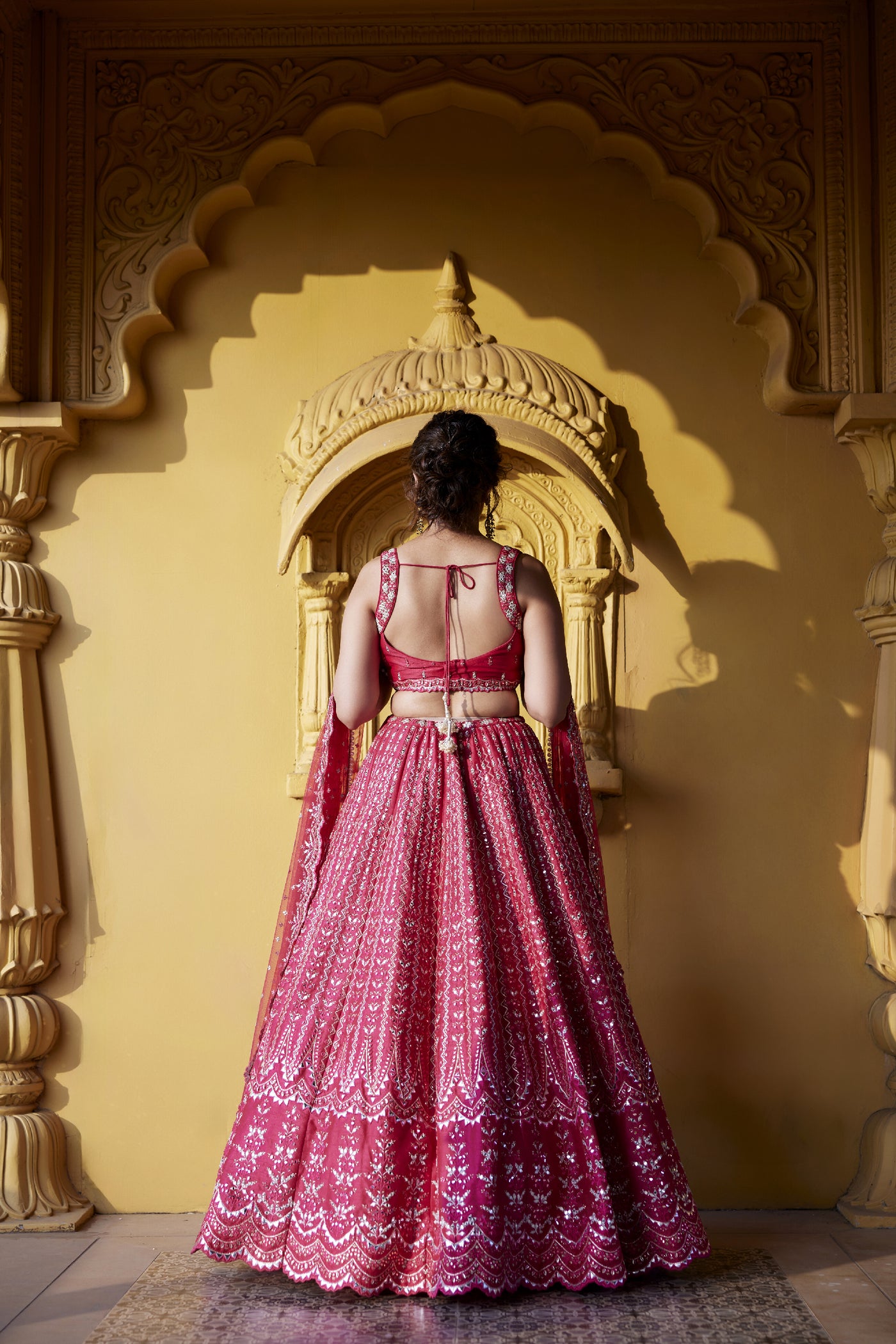 Chamee and Palak Rani Nandini Lehenga indian designer wear online shopping melange singapore