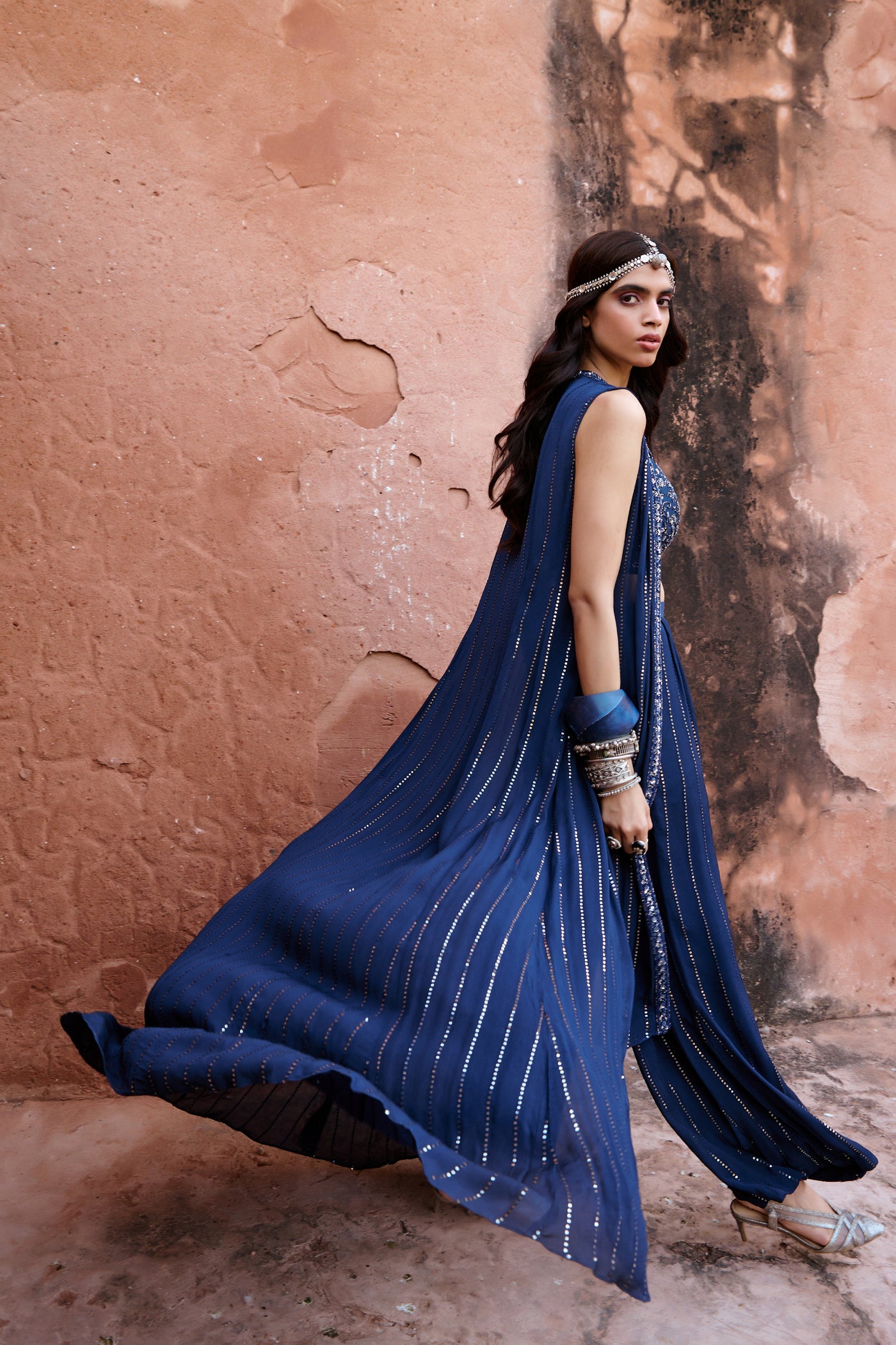 Chamee and Palak Savli Jacket Set Indian designer wear online shopping melange singapore