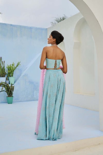 Chamee and Palak Suhana Flared Pants Set indian designer wear online shopping melange singapore 