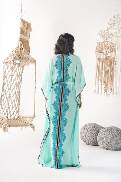 Chhavvi Aggarwal Long Kaftan indian designer wear online shopping melange singapore