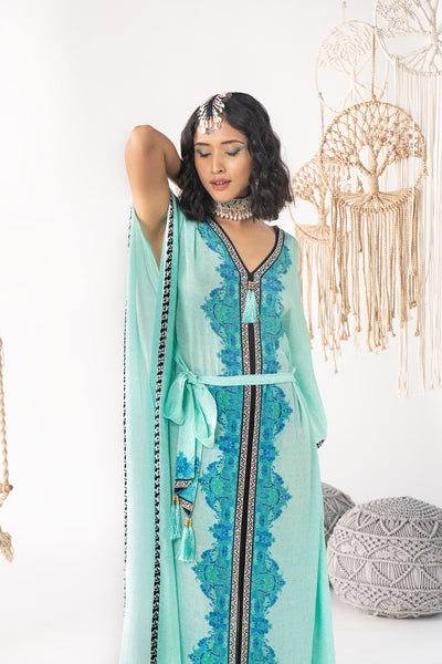 Chhavvi Aggarwal Long Kaftan indian designer wear online shopping melange singapore